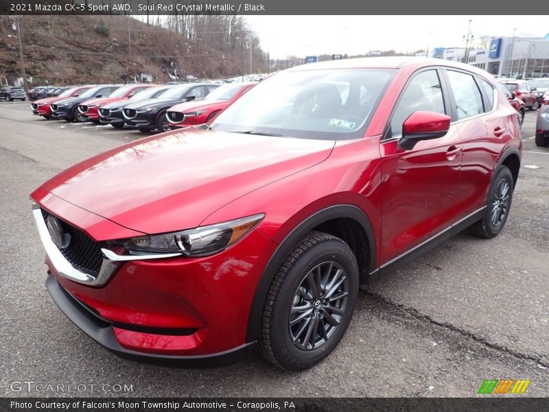 Front 3/4 View of 2021 CX-5 Sport AWD