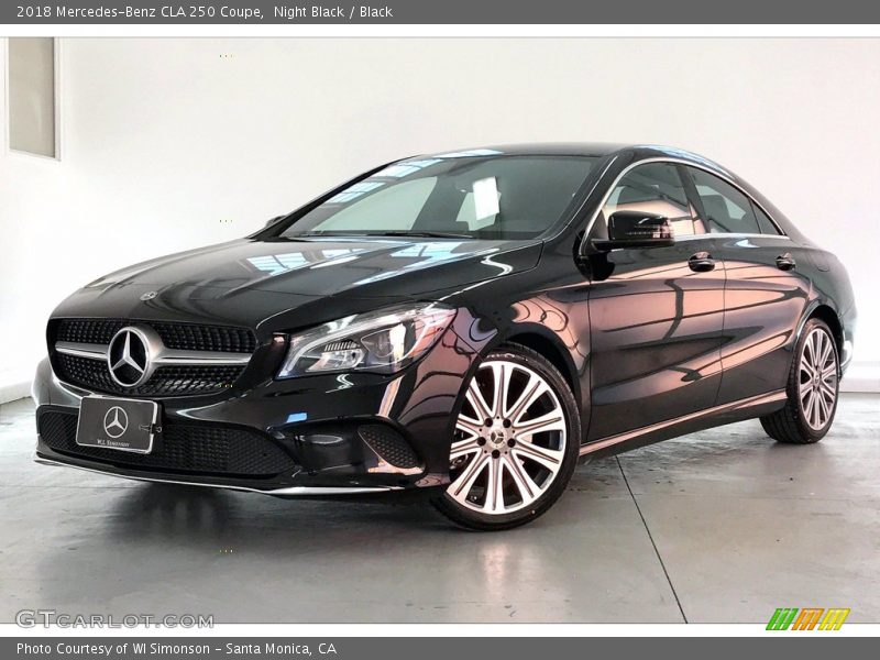 Night Black / Black 2018 Mercedes-Benz CLA 250 Coupe