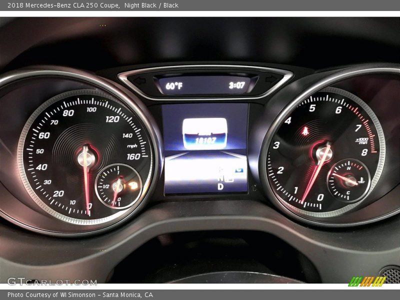 Night Black / Black 2018 Mercedes-Benz CLA 250 Coupe