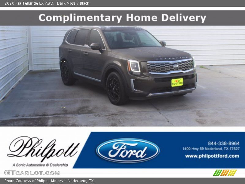 Dark Moss / Black 2020 Kia Telluride EX AWD