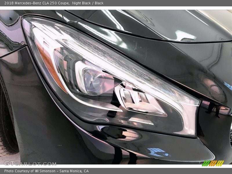 Night Black / Black 2018 Mercedes-Benz CLA 250 Coupe