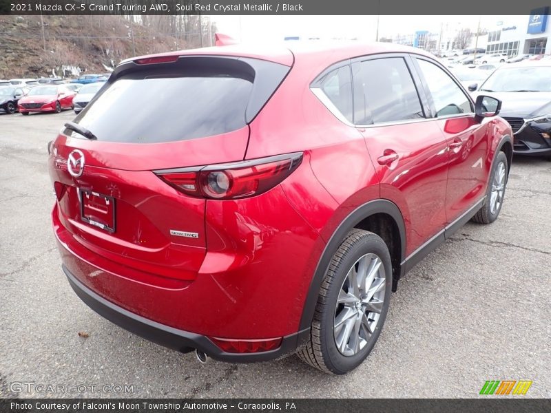 Soul Red Crystal Metallic / Black 2021 Mazda CX-5 Grand Touring AWD