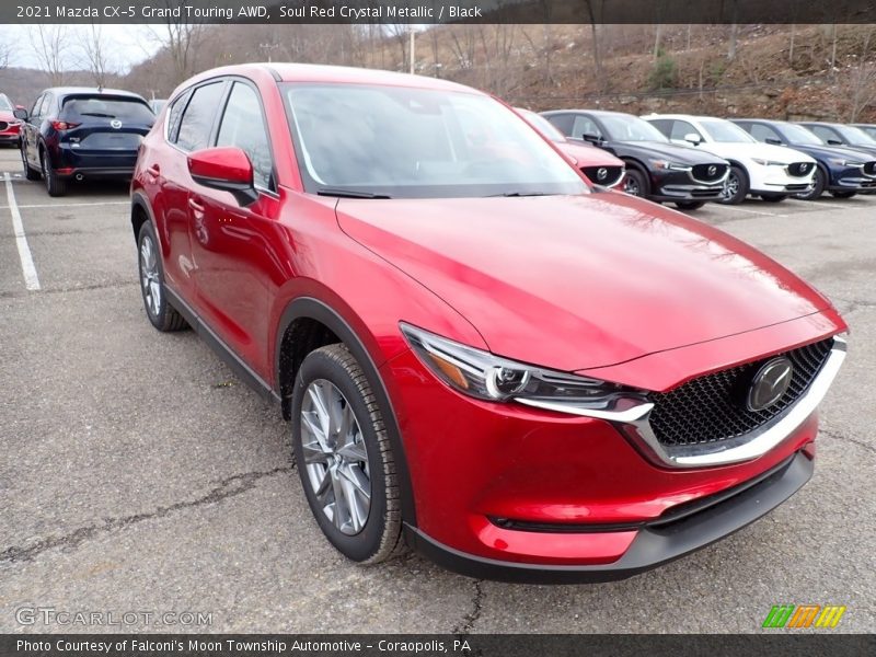 Soul Red Crystal Metallic / Black 2021 Mazda CX-5 Grand Touring AWD