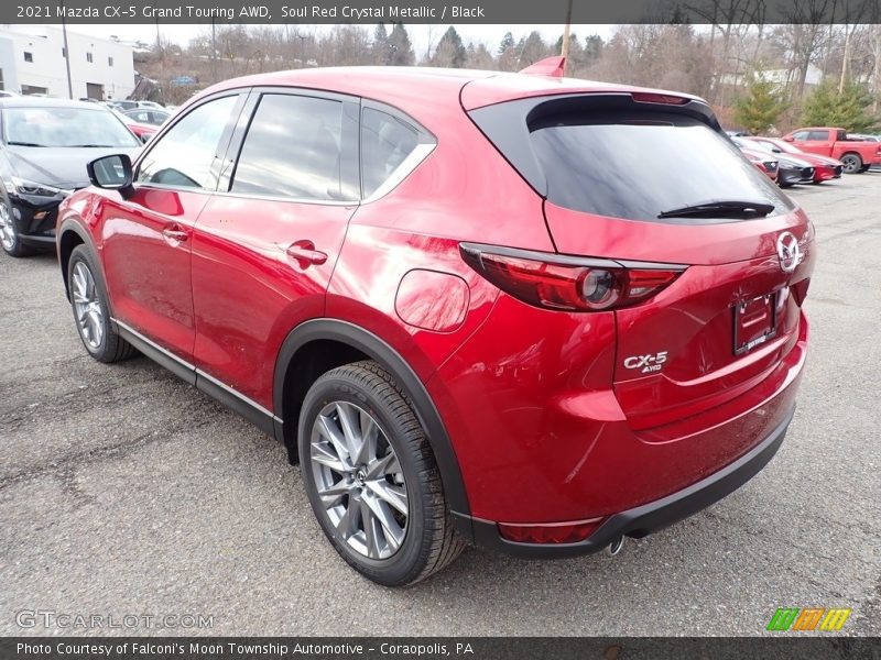 Soul Red Crystal Metallic / Black 2021 Mazda CX-5 Grand Touring AWD