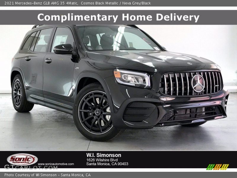 Cosmos Black Metallic / Neva Grey/Black 2021 Mercedes-Benz GLB AMG 35 4Matic