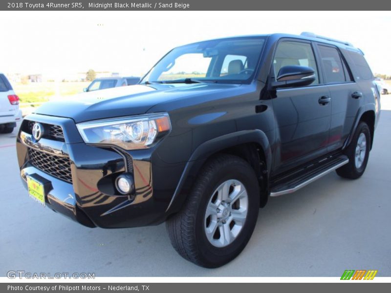 Midnight Black Metallic / Sand Beige 2018 Toyota 4Runner SR5