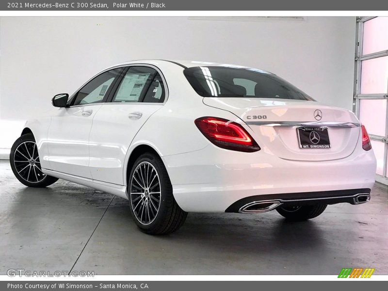 Polar White / Black 2021 Mercedes-Benz C 300 Sedan