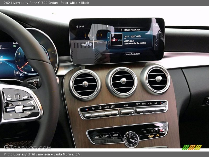 Polar White / Black 2021 Mercedes-Benz C 300 Sedan
