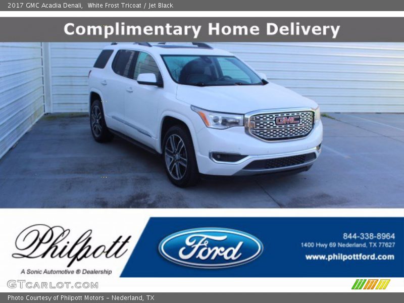 White Frost Tricoat / Jet Black 2017 GMC Acadia Denali