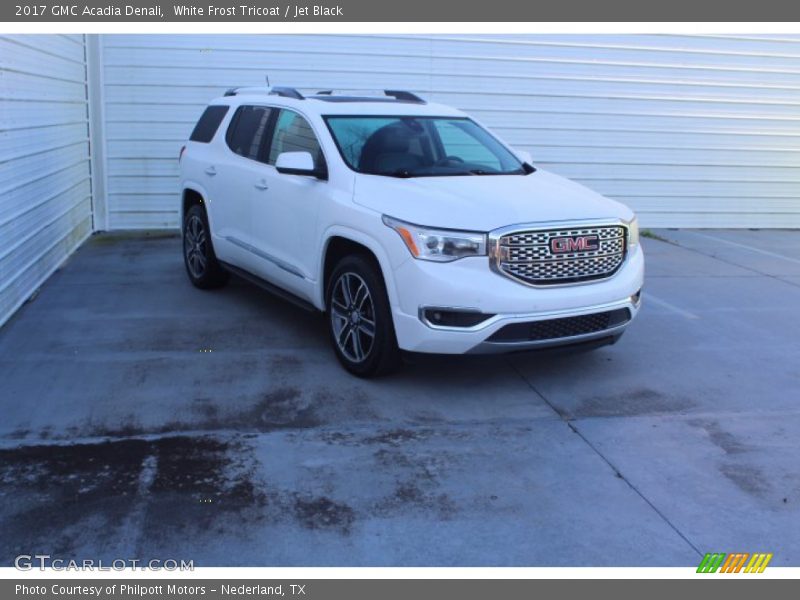 White Frost Tricoat / Jet Black 2017 GMC Acadia Denali
