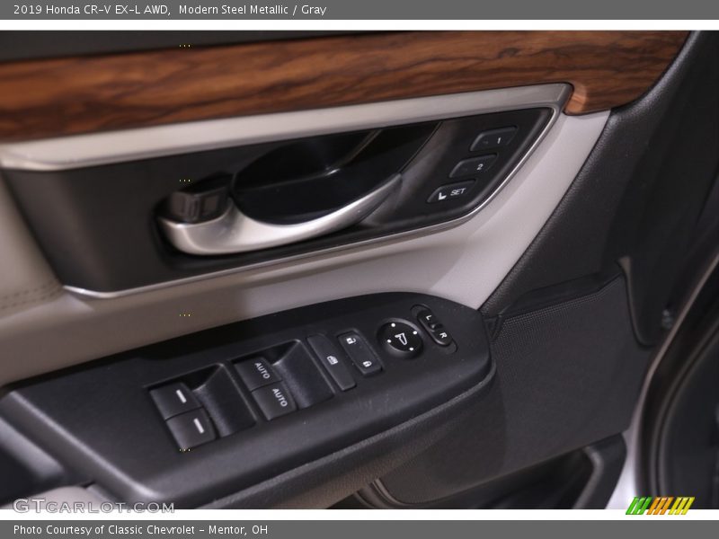 Modern Steel Metallic / Gray 2019 Honda CR-V EX-L AWD
