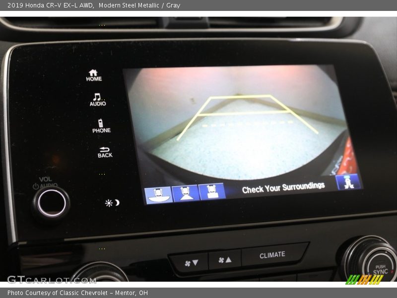 Modern Steel Metallic / Gray 2019 Honda CR-V EX-L AWD