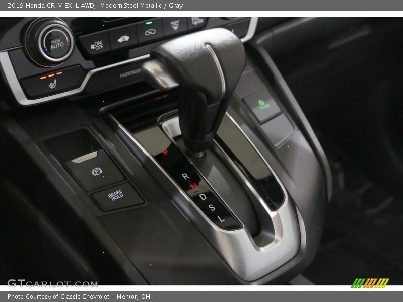 Modern Steel Metallic / Gray 2019 Honda CR-V EX-L AWD