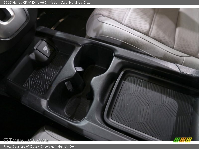 Modern Steel Metallic / Gray 2019 Honda CR-V EX-L AWD