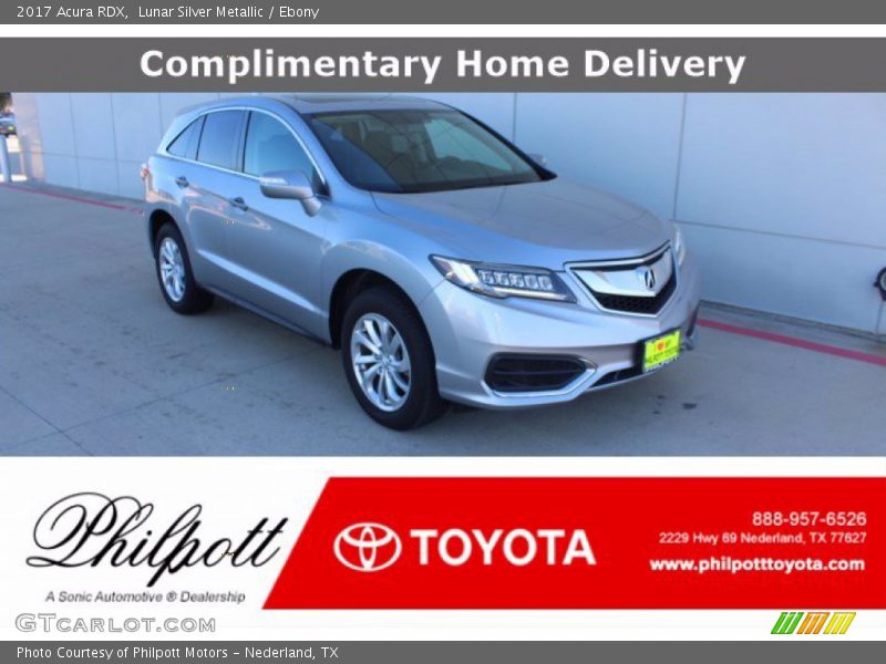 Lunar Silver Metallic / Ebony 2017 Acura RDX