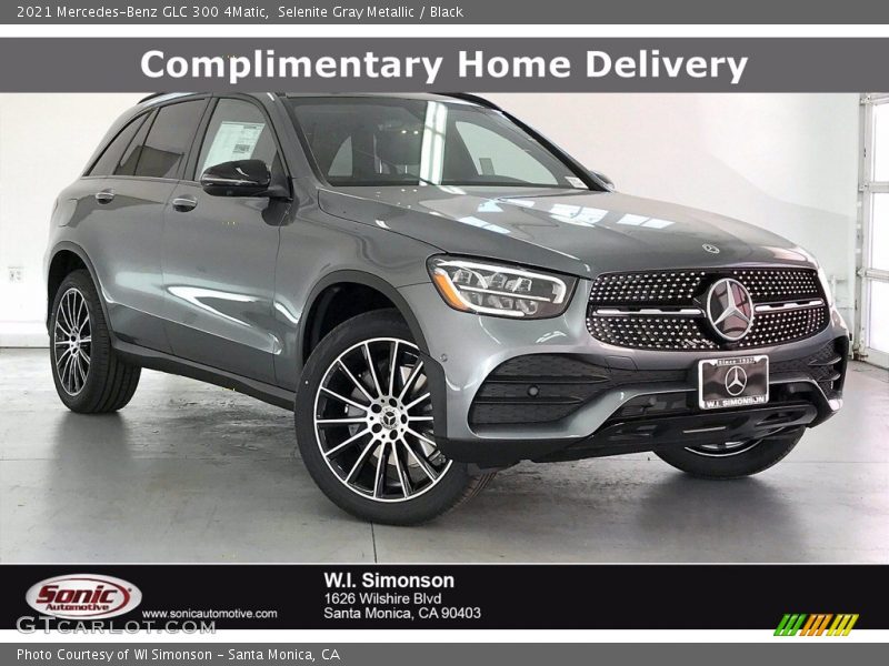 Selenite Gray Metallic / Black 2021 Mercedes-Benz GLC 300 4Matic