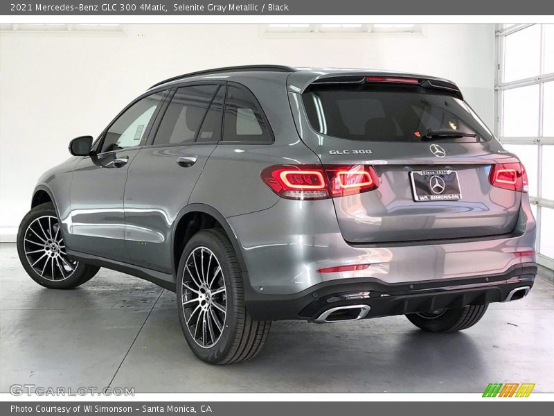 Selenite Gray Metallic / Black 2021 Mercedes-Benz GLC 300 4Matic