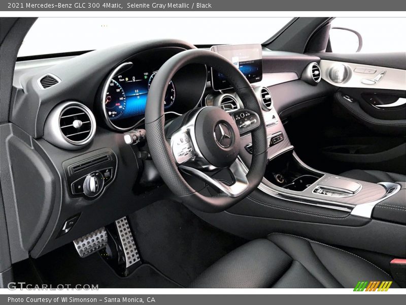 Selenite Gray Metallic / Black 2021 Mercedes-Benz GLC 300 4Matic