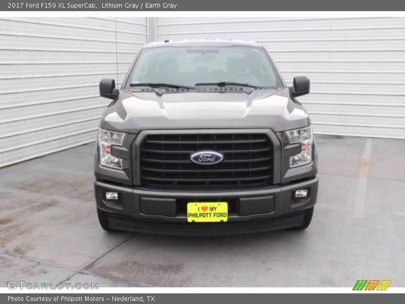 Lithium Gray / Earth Gray 2017 Ford F150 XL SuperCab