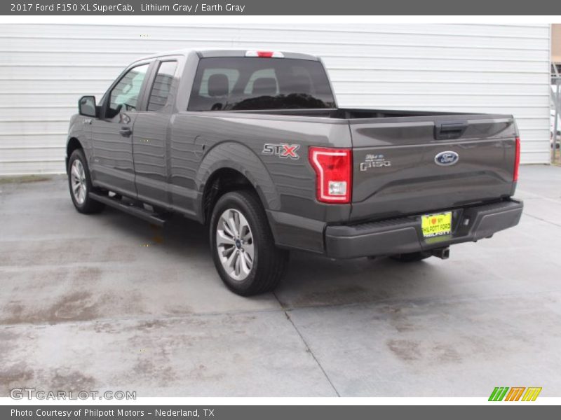 Lithium Gray / Earth Gray 2017 Ford F150 XL SuperCab