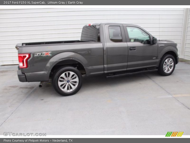 Lithium Gray / Earth Gray 2017 Ford F150 XL SuperCab