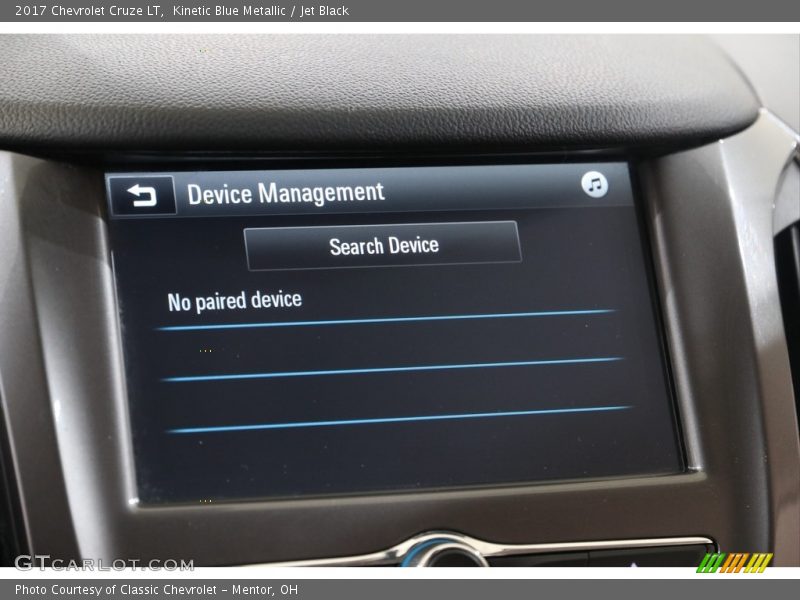 Kinetic Blue Metallic / Jet Black 2017 Chevrolet Cruze LT