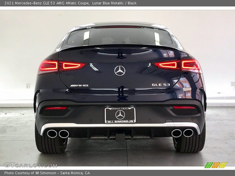 Lunar Blue Metallic / Black 2021 Mercedes-Benz GLE 53 AMG 4Matic Coupe