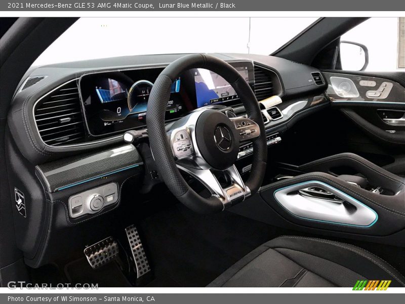 Lunar Blue Metallic / Black 2021 Mercedes-Benz GLE 53 AMG 4Matic Coupe
