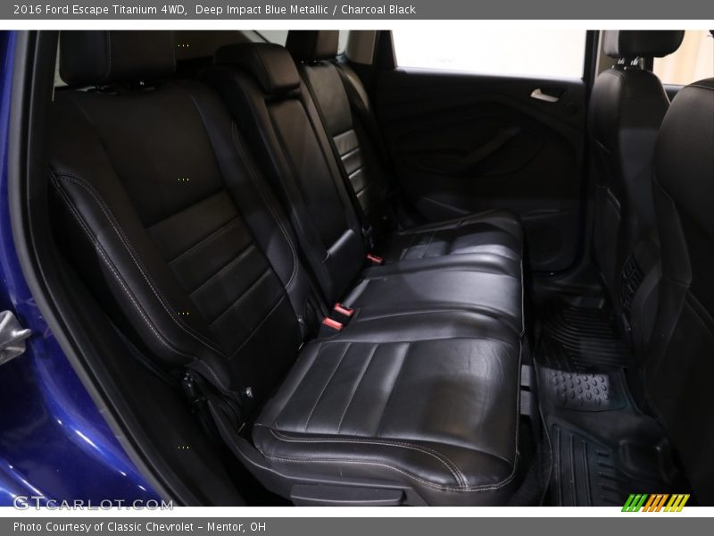 Deep Impact Blue Metallic / Charcoal Black 2016 Ford Escape Titanium 4WD
