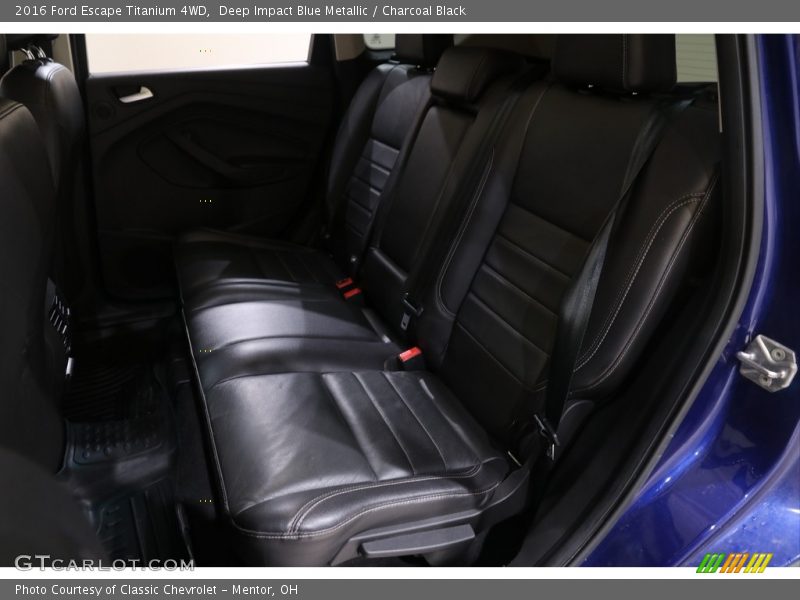 Deep Impact Blue Metallic / Charcoal Black 2016 Ford Escape Titanium 4WD