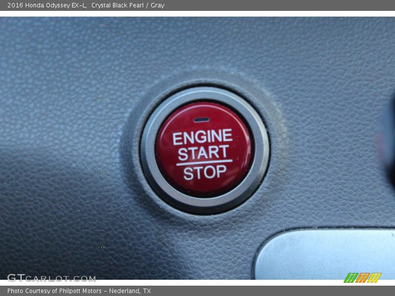 Crystal Black Pearl / Gray 2016 Honda Odyssey EX-L