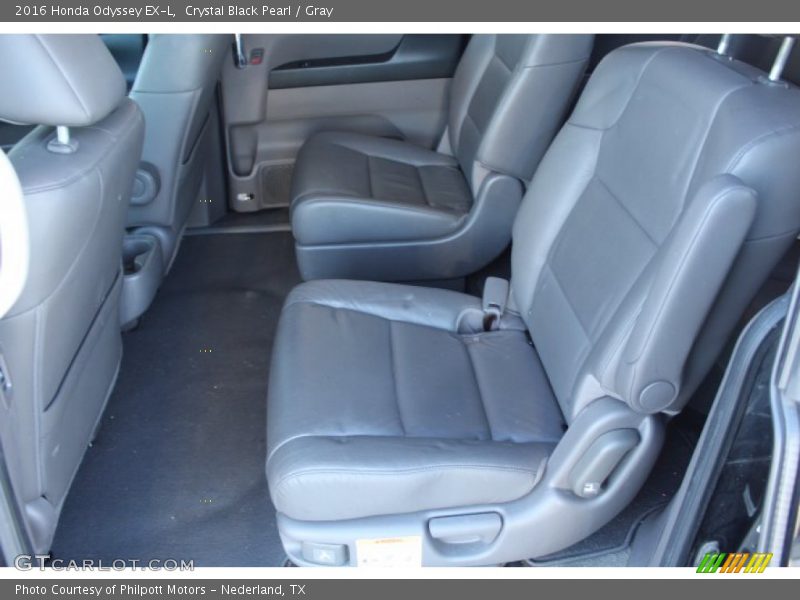 Crystal Black Pearl / Gray 2016 Honda Odyssey EX-L