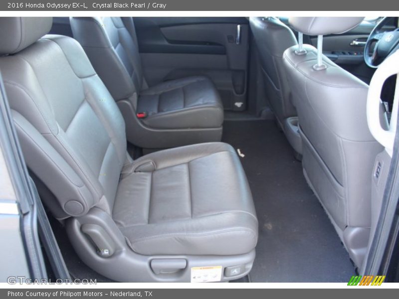 Crystal Black Pearl / Gray 2016 Honda Odyssey EX-L