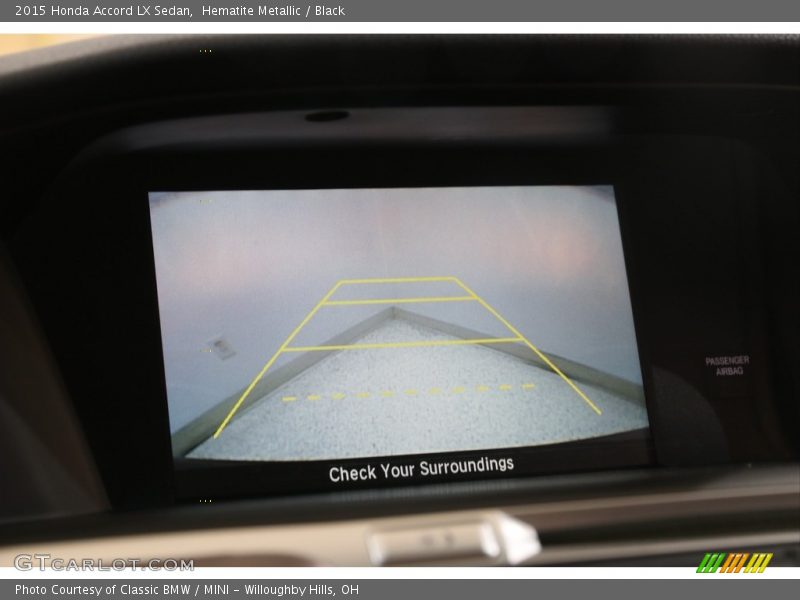 Hematite Metallic / Black 2015 Honda Accord LX Sedan