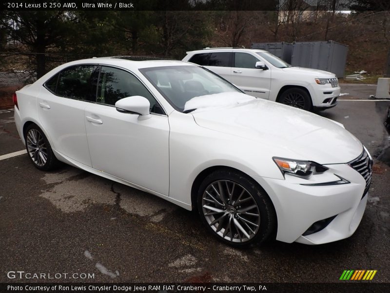 Ultra White / Black 2014 Lexus IS 250 AWD