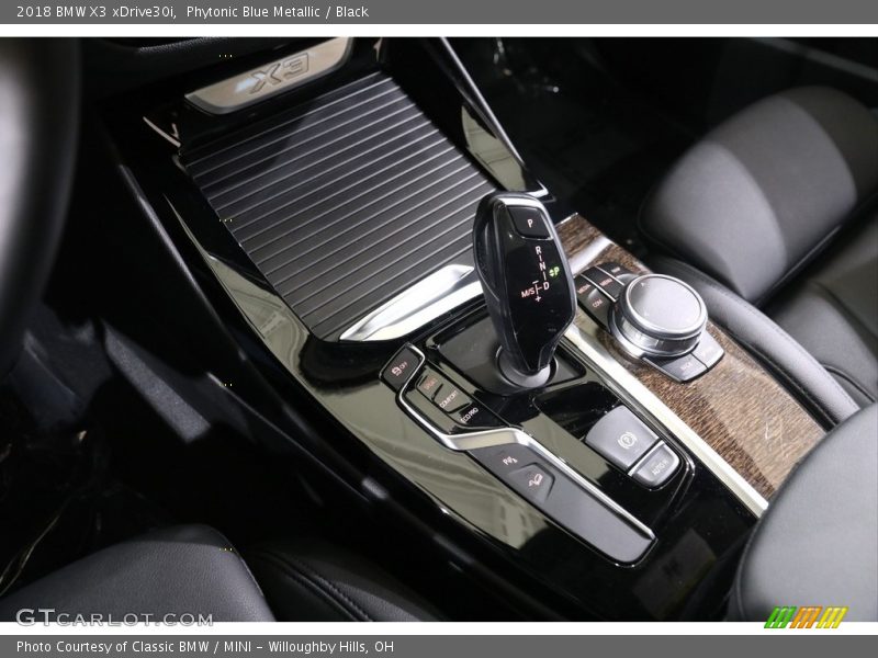 Phytonic Blue Metallic / Black 2018 BMW X3 xDrive30i