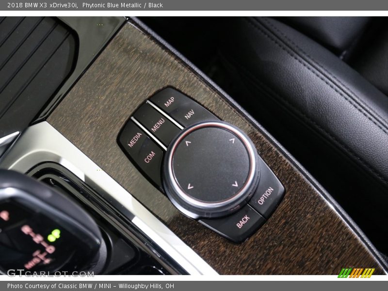 Phytonic Blue Metallic / Black 2018 BMW X3 xDrive30i