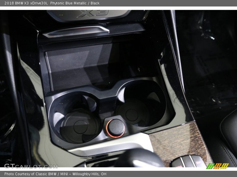 Phytonic Blue Metallic / Black 2018 BMW X3 xDrive30i