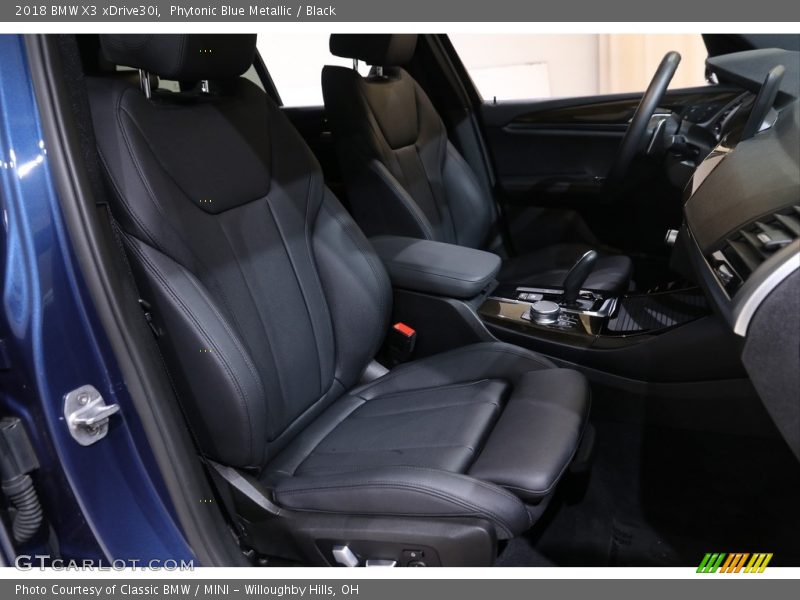 Phytonic Blue Metallic / Black 2018 BMW X3 xDrive30i