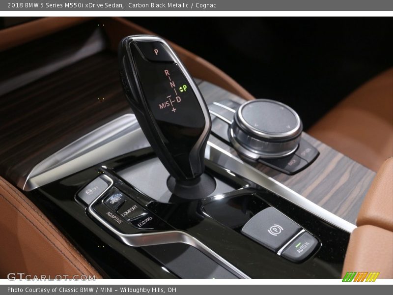 Carbon Black Metallic / Cognac 2018 BMW 5 Series M550i xDrive Sedan