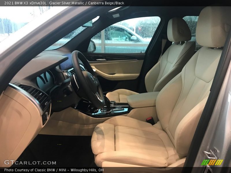 Glacier Silver Metallic / Canberra Beige/Black 2021 BMW X3 xDrive30i