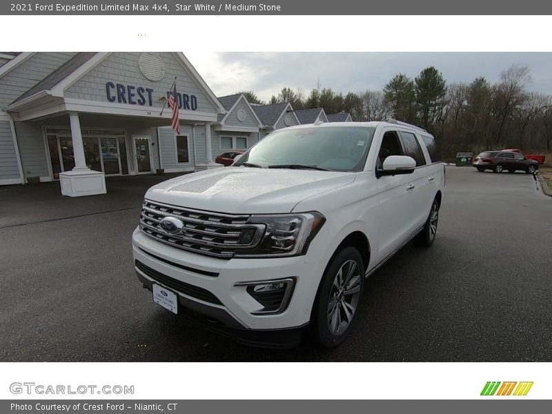Star White / Medium Stone 2021 Ford Expedition Limited Max 4x4