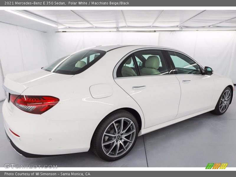 Polar White / Macchiato Beige/Black 2021 Mercedes-Benz E 350 Sedan