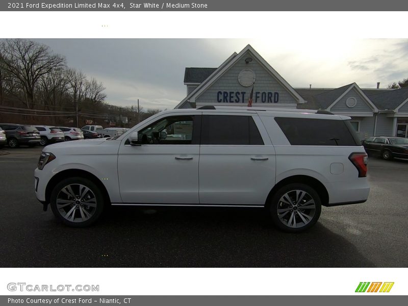 Star White / Medium Stone 2021 Ford Expedition Limited Max 4x4