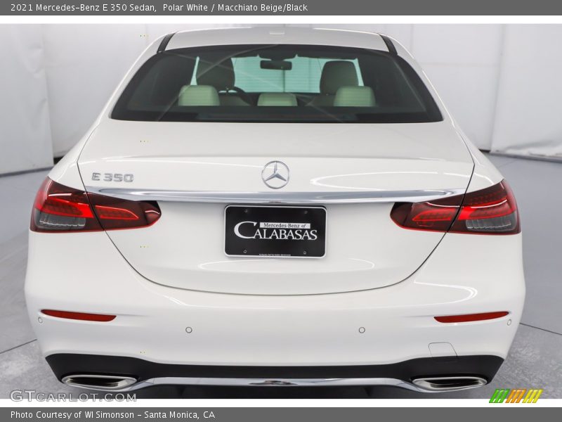 Polar White / Macchiato Beige/Black 2021 Mercedes-Benz E 350 Sedan