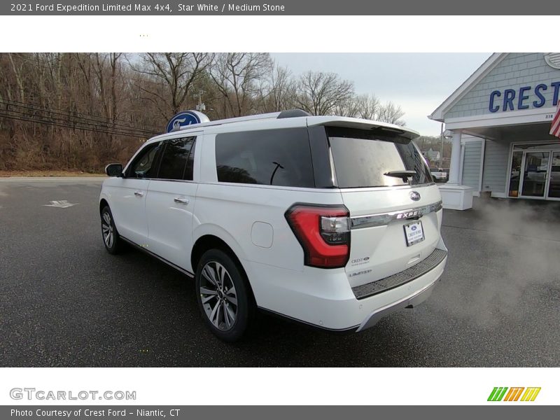 Star White / Medium Stone 2021 Ford Expedition Limited Max 4x4