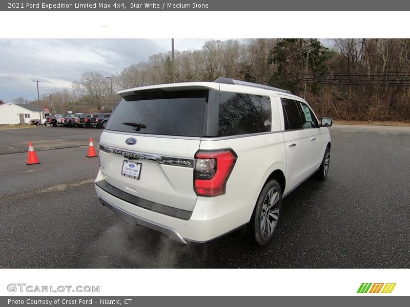 Star White / Medium Stone 2021 Ford Expedition Limited Max 4x4