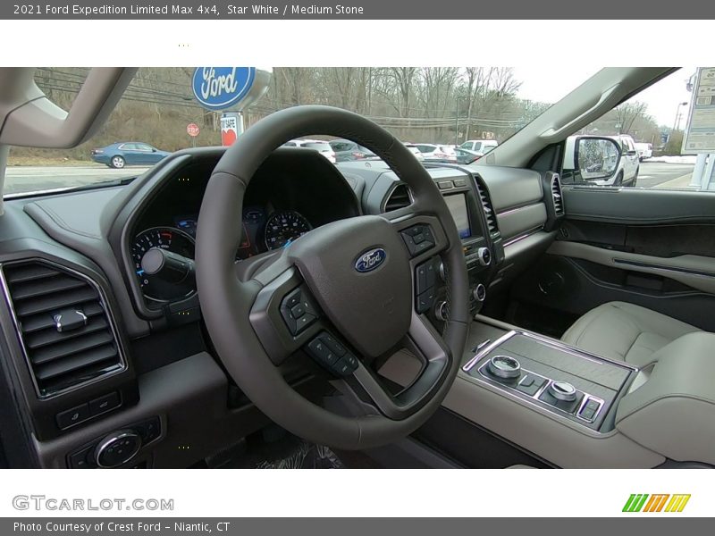 Star White / Medium Stone 2021 Ford Expedition Limited Max 4x4