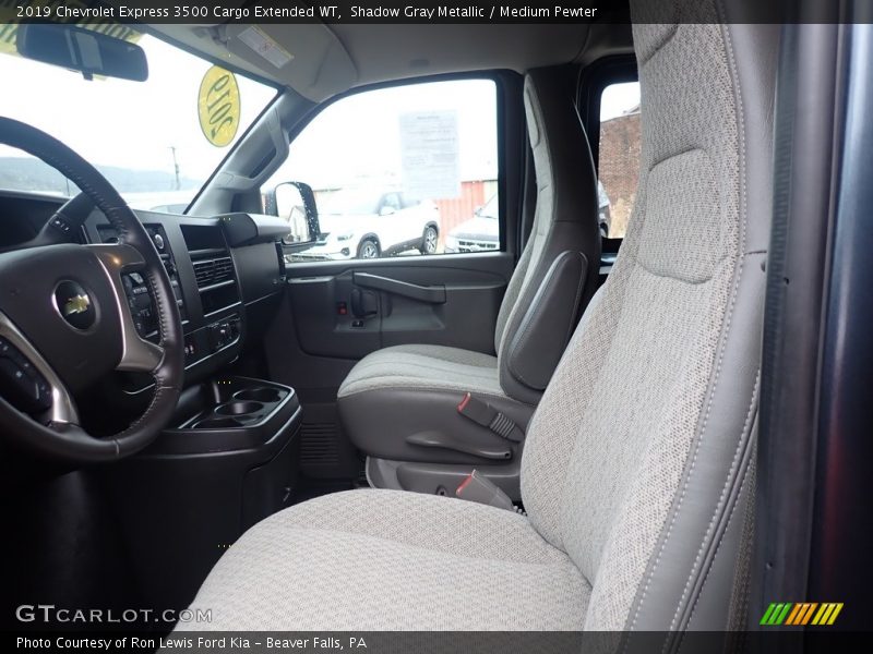 Shadow Gray Metallic / Medium Pewter 2019 Chevrolet Express 3500 Cargo Extended WT