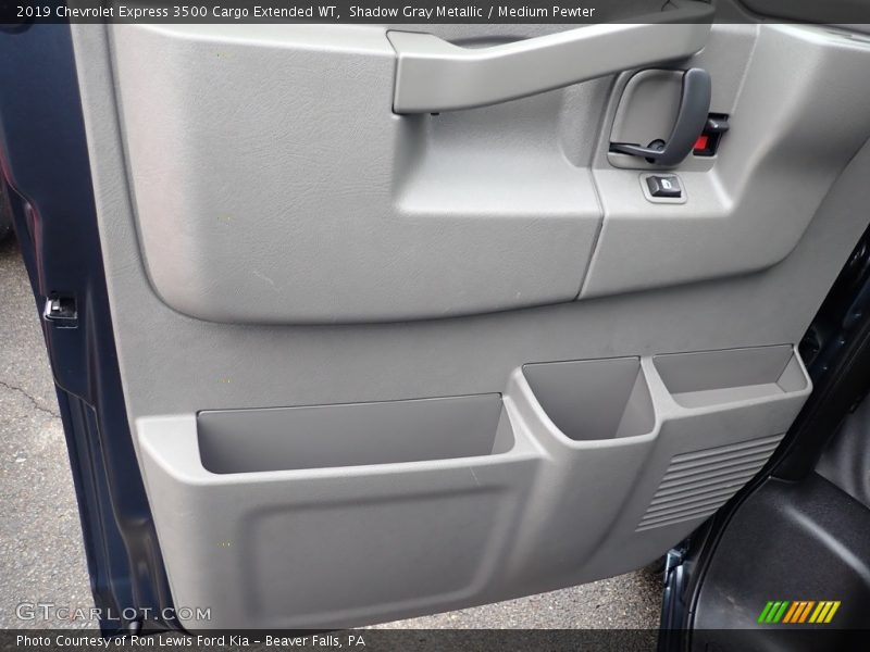 Shadow Gray Metallic / Medium Pewter 2019 Chevrolet Express 3500 Cargo Extended WT